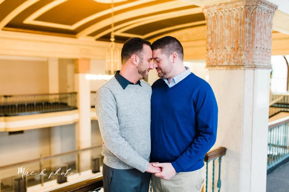 marcus+and+anthony's+same+sex+winter+lifestyle+in+home+engagement+session+at+the+chase+building+in+downtown+warren+ohio+and+at+their+home+in+niles+ohio+photographed+by+youngstown+wedding+photographer+mae+b+photo-9.jpg