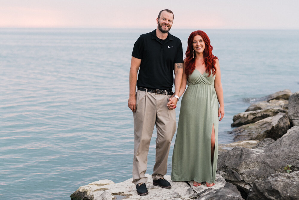 lisa and johns summer lakefront engagement session on lake erie in geneva on the lake by youngstown wedding photographer mae b photo-6.jpg