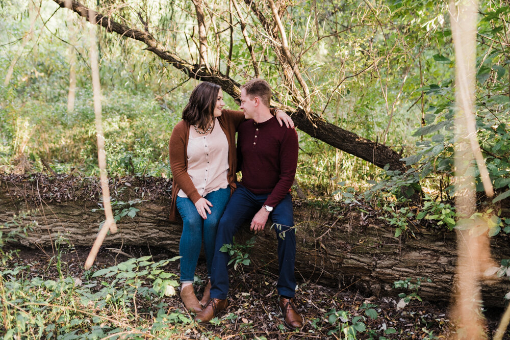 meaghan and jons fall engagement session at lake newport wetlands and the silver cinderella bridge in mill creek park in youngstown ohio by youngstown wedding photographer mae b photo-3.jpg