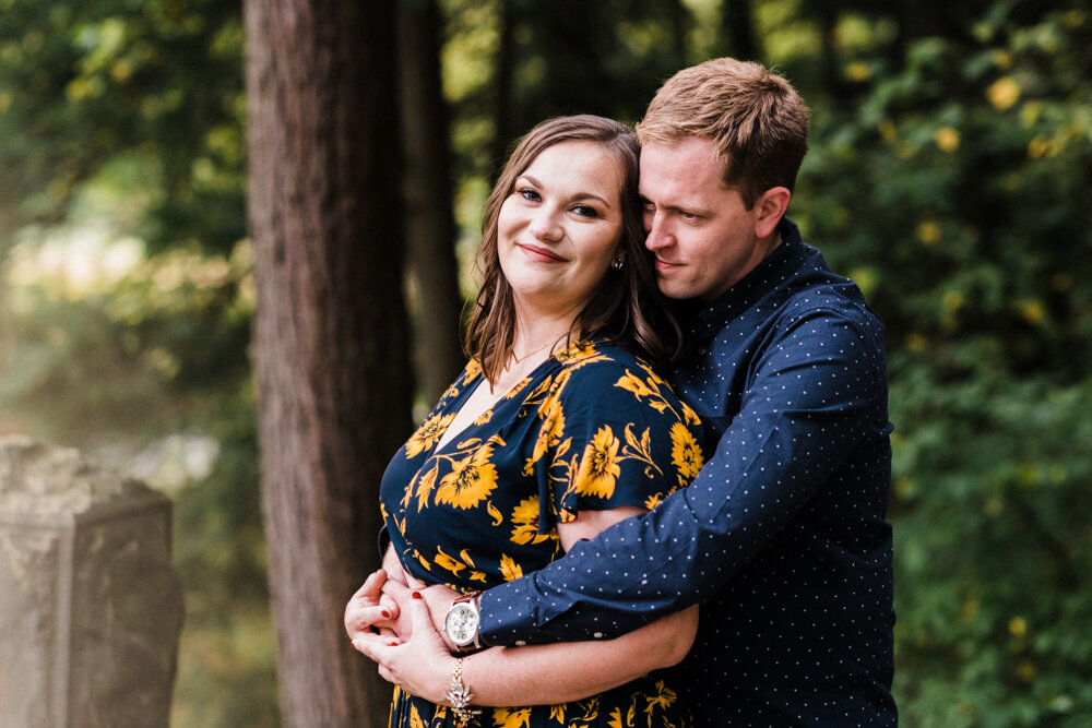 meaghan and jons fall engagement session at lake newport wetlands and the silver cinderella bridge in mill creek park in youngstown ohio by youngstown wedding photographer mae b photo-5.jpg