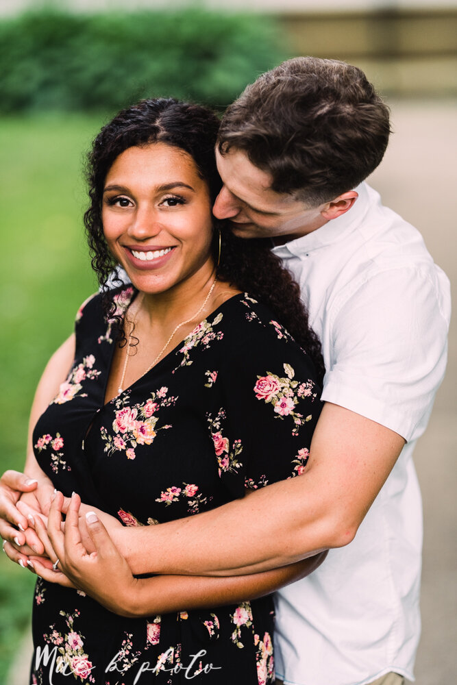 julia and george's summer woodsy engagement session at poland forest and poland library in poland ohio photographed by youngstown wedding photographer mae b photo-29.jpg