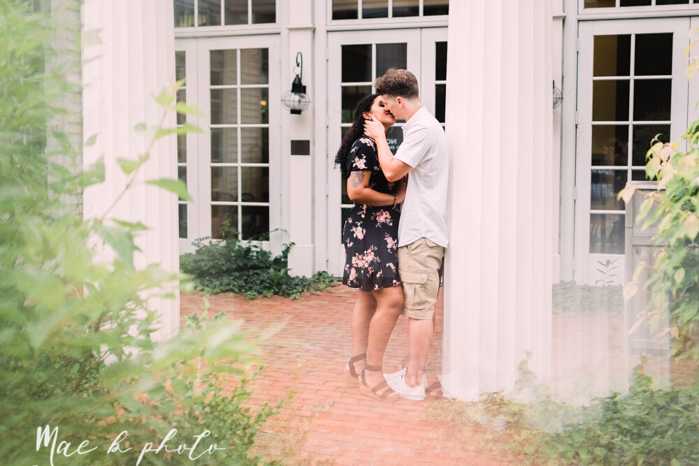 julia and george's summer woodsy engagement session at poland forest and poland library in poland ohio photographed by youngstown wedding photographer mae b photo-38.jpg