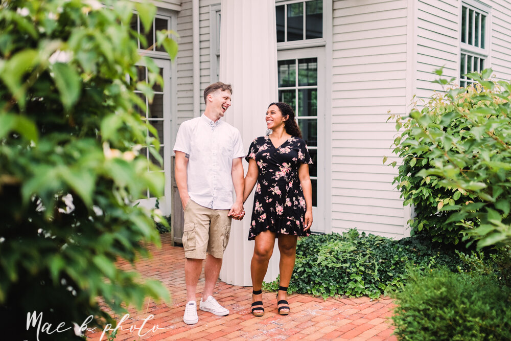 julia and george's summer woodsy engagement session at poland forest and poland library in poland ohio photographed by youngstown wedding photographer mae b photo-40.jpg