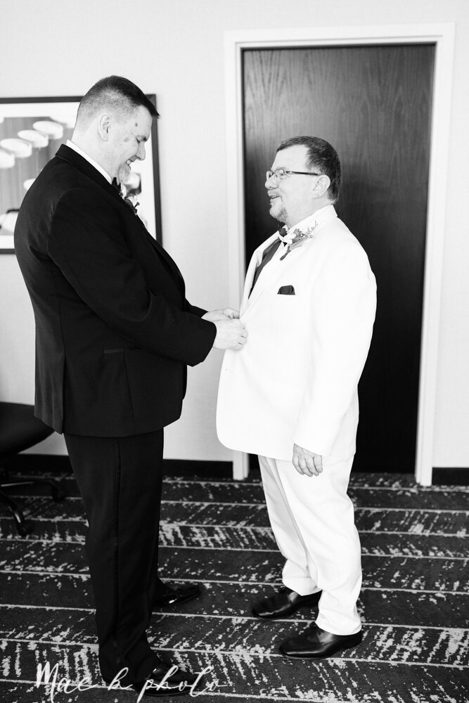 ray and john's summer gay wedding lgbtqa nontraditional wedding at the double tree youngstown and fellows riverside gardens mill creek park ohio by youngstown wedding photographer mae b photo-17.jpg