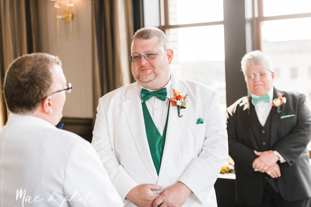 ray and john's summer gay wedding lgbtqa nontraditional wedding at the double tree youngstown and fellows riverside gardens mill creek park ohio by youngstown wedding photographer mae b photo-61.jpg
