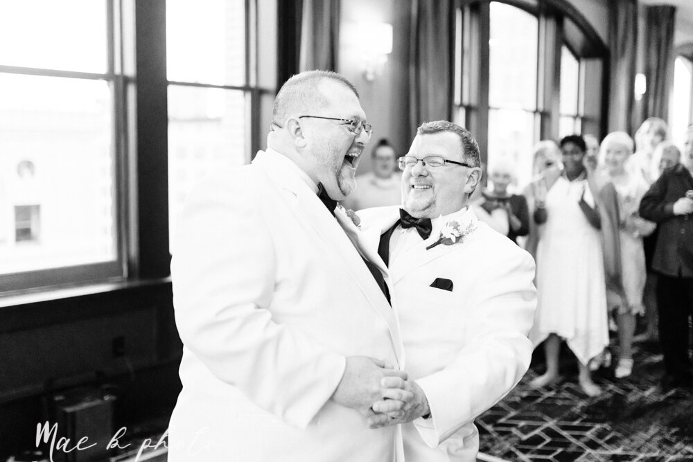 ray and john's summer gay wedding lgbtqa nontraditional wedding at the double tree youngstown and fellows riverside gardens mill creek park ohio by youngstown wedding photographer mae b photo-110.jpg