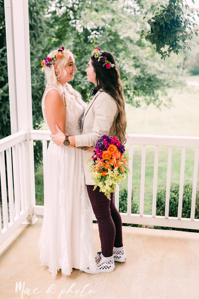 allie and nickie's colorful summer backyard pride wedding in kent ohio photographed by youngstown lgbtq wedding photographer mae b photo-72.jpg
