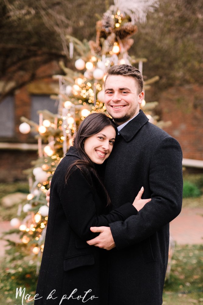 mae b photo youngstown wedding photographer squire's castle engagement session cleveland metroparks winter engagement session christmas engagement chagrin falls engagement session cleveland wedding photographer-28.jpg