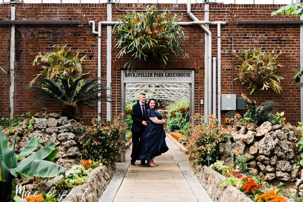 anna and jen's spring greenhouse engagement session at rockefeller park greenhouse in cleveland ohio photographed by youngstown wedding photographer mae b photo-28.jpg