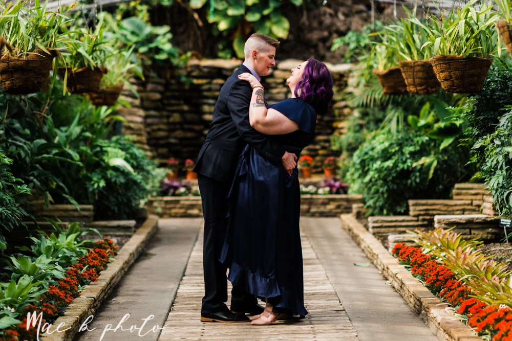 anna and jen's spring greenhouse engagement session at rockefeller park greenhouse in cleveland ohio photographed by youngstown wedding photographer mae b photo-11.jpg