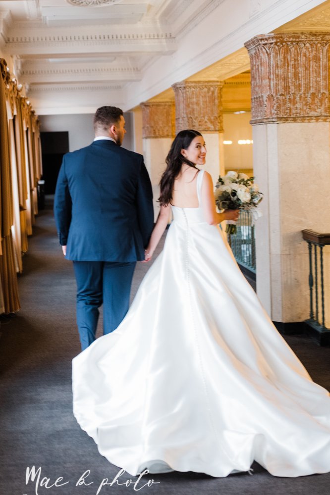 ana and josh's winter personalized wedding at union square tower in downtown warren and the grand pavilion at the grand resort in warren ohio photographed by youngstown wedding photographer mae b photo-72.jpg