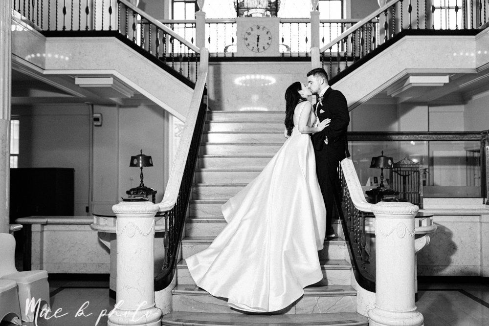 ana and josh's winter personalized wedding at union square tower in downtown warren and the grand pavilion at the grand resort in warren ohio photographed by youngstown wedding photographer mae b photo-70.jpg