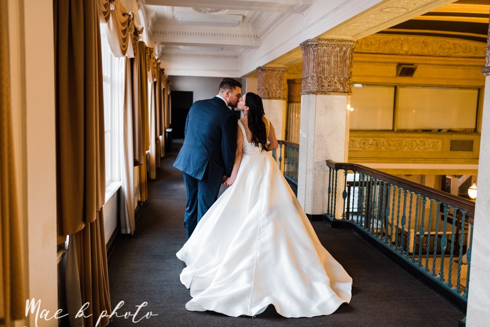 ana and josh's winter personalized wedding at union square tower in downtown warren and the grand pavilion at the grand resort in warren ohio photographed by youngstown wedding photographer mae b photo-74.jpg