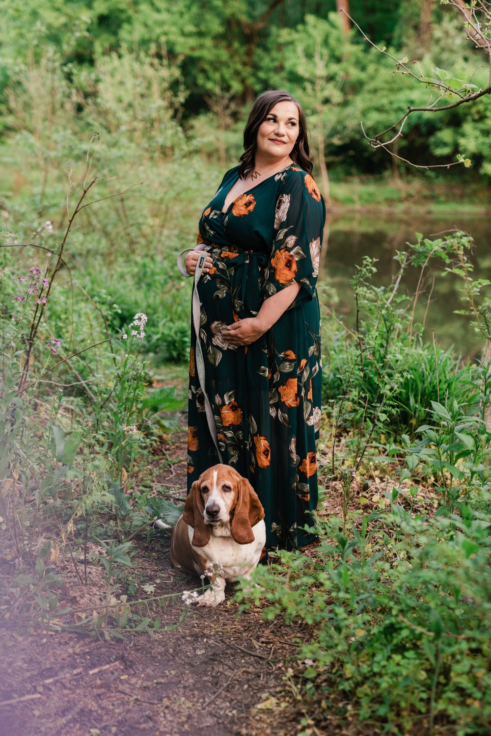 maternity session with dog newport wetlands mill creek park youngstown ohio photography by cleveland wedding photographer mae b photo.jpg2.jpg