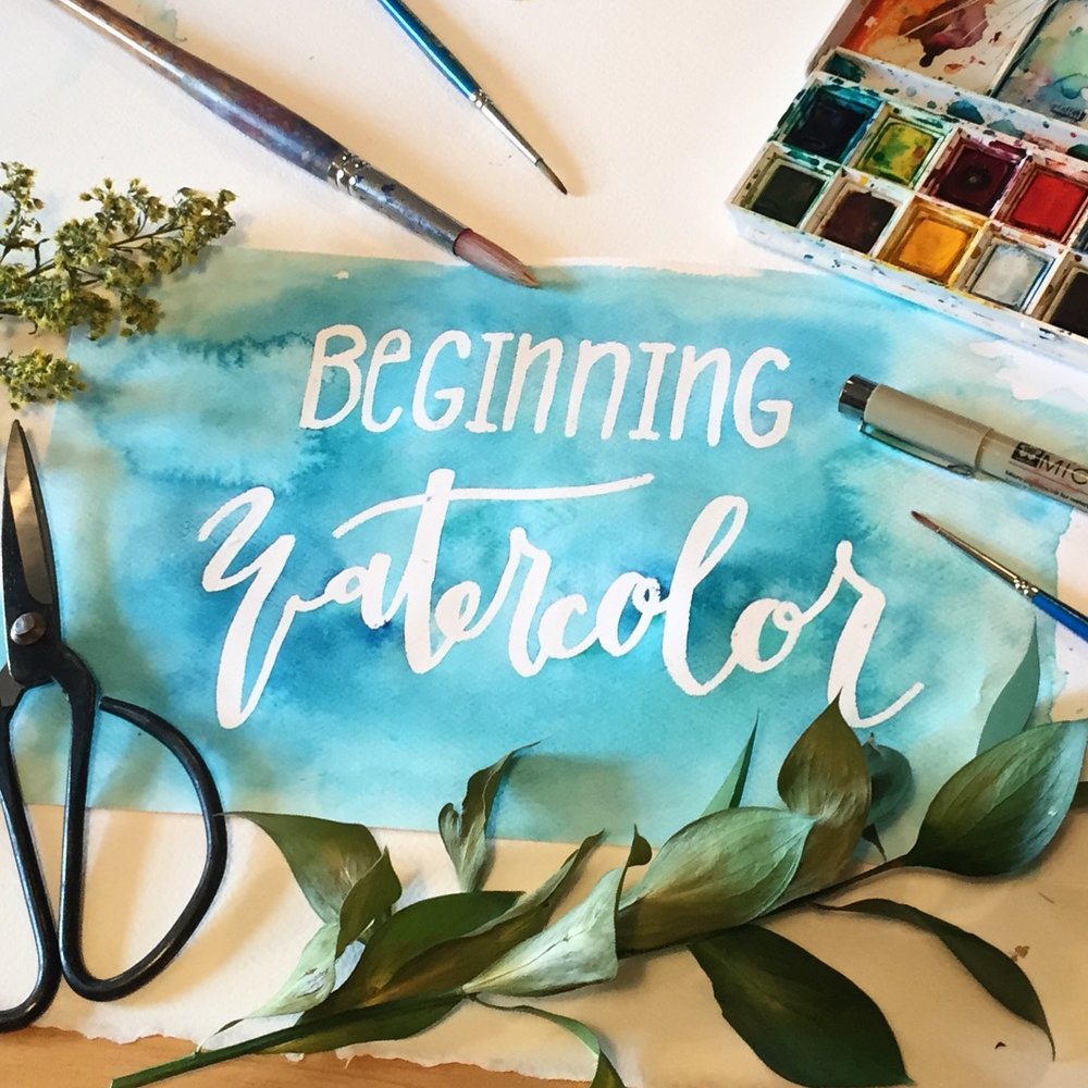 DIY Watercolor Kit - Instruction Book & Supplies — Wildflower Art Studio