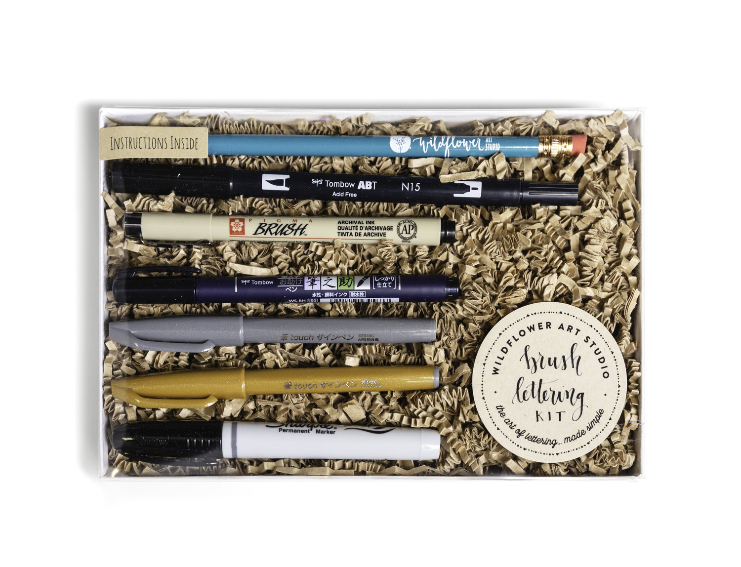Calligraphy Kit - Calligraphy Pen Set with Book & Instructions — Wildflower  Art Studio