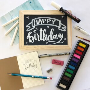 Deluxe DIY Kit Set - Hand Lettering, Calligraphy, Watercolor, Brush  Lettering — Wildflower Art Studio