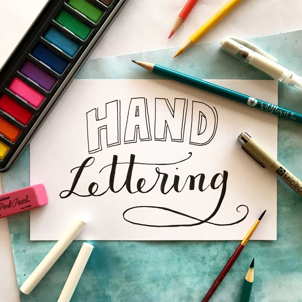 Beginning Hand Lettering - Online Class — Wildflower Art Studio