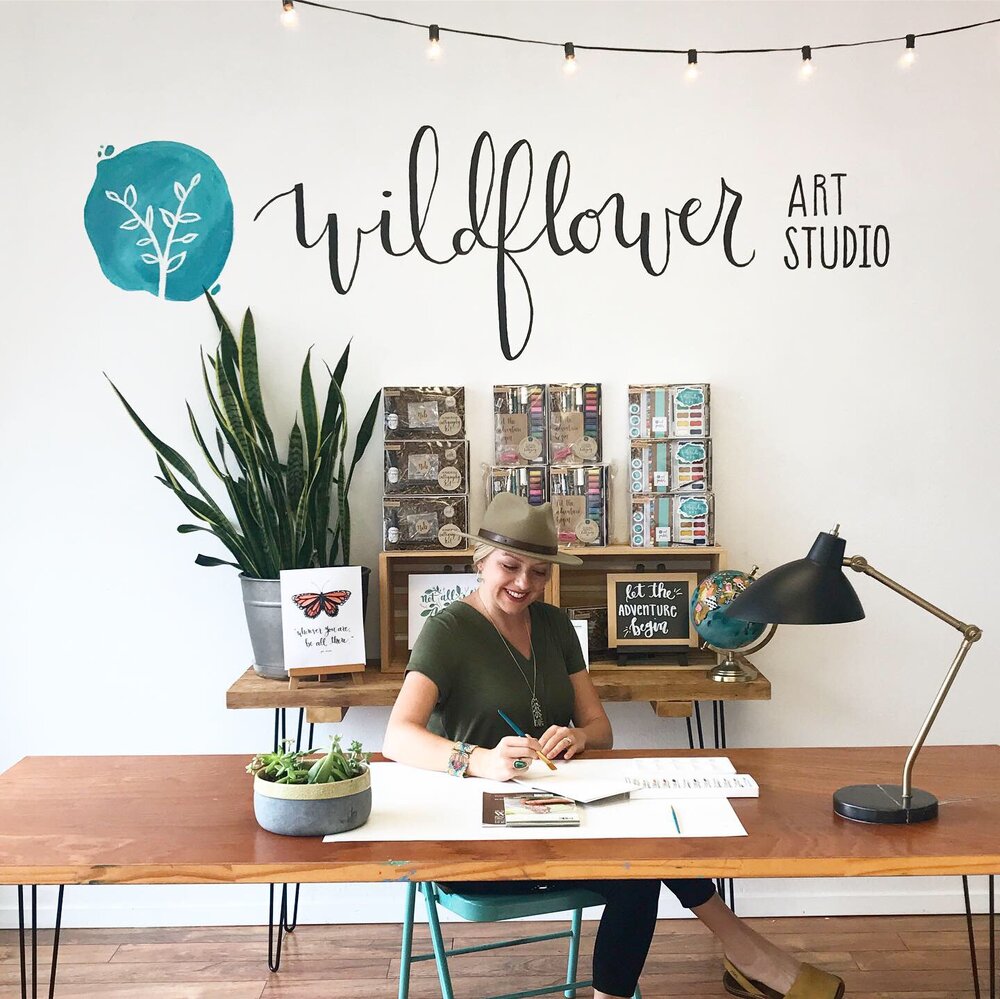  Wildflower Art Studio Hand Lettering Kit - Beginning