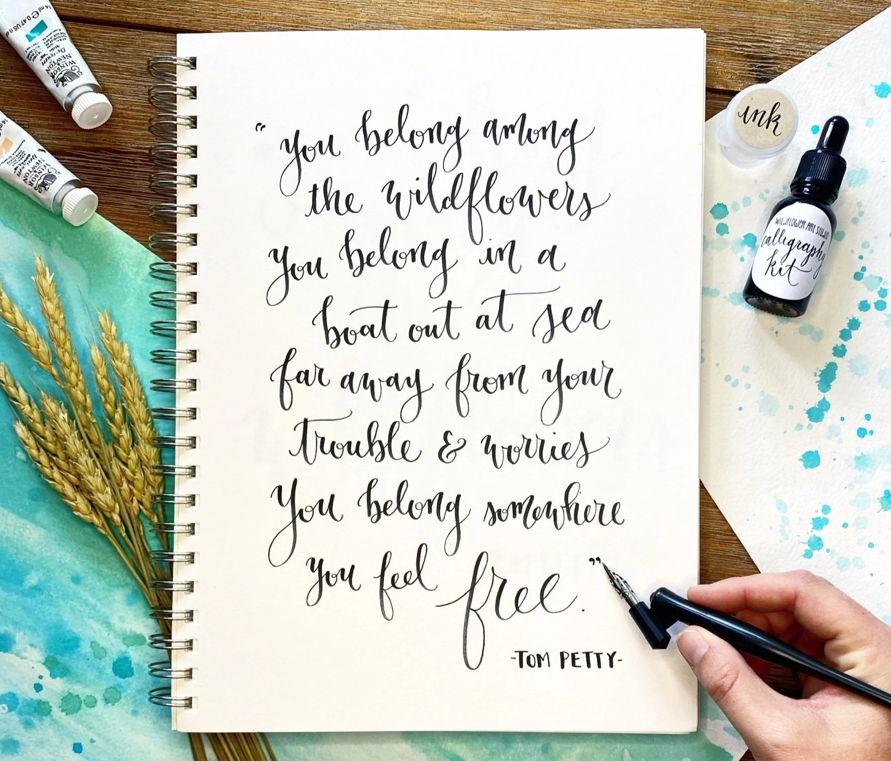 Custom Art & Calligraphy — Wildflower Art Studio