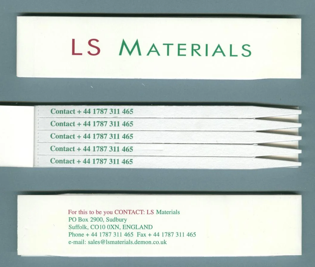 Making Smelling Strip Booklets for an EU customer this week, LS Materials a Smelling Strip Company
