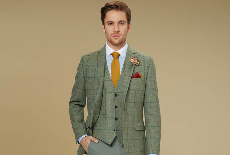 paper buttonholes and moss bros