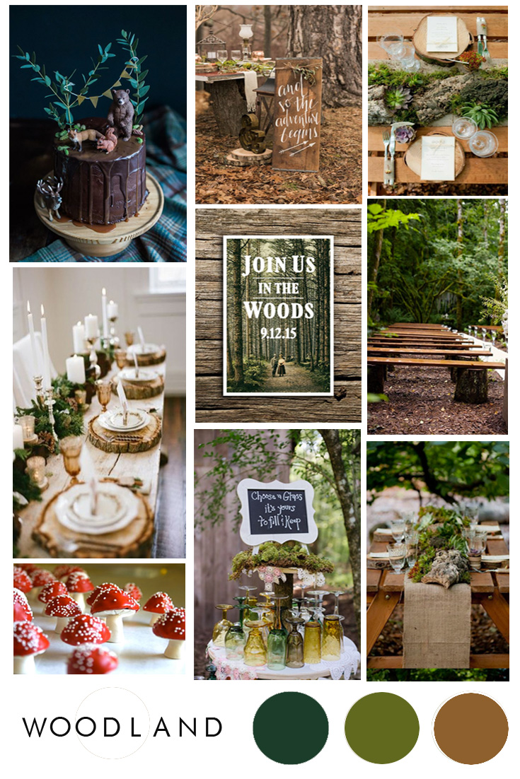 woodland wedding inspiration
