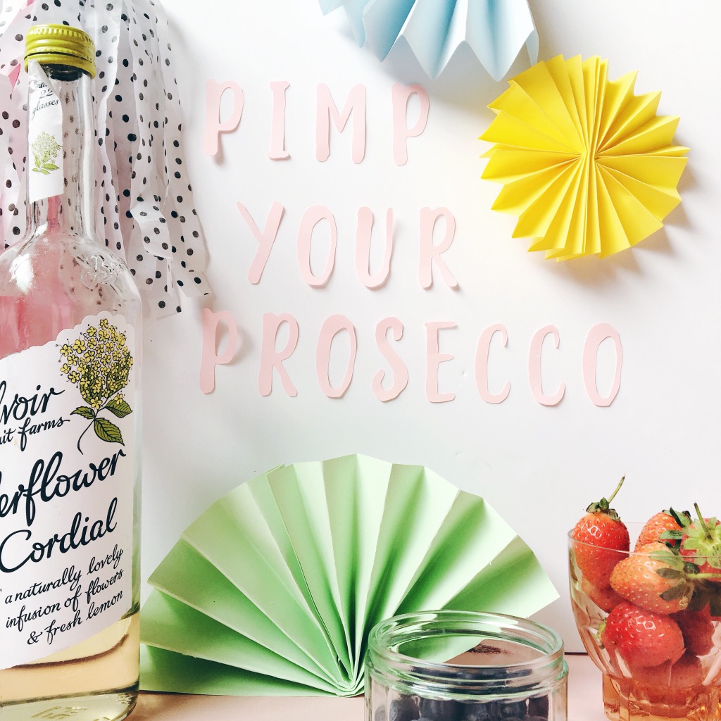 DIY pimp your prosecco bar