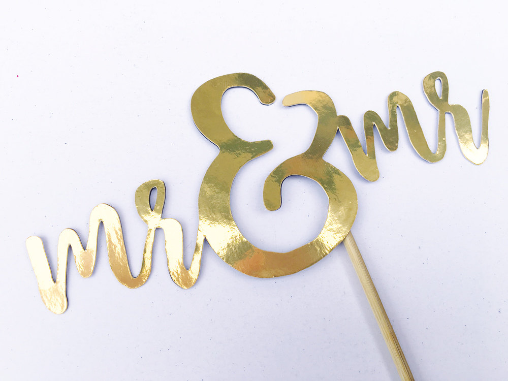 gay wedding cake topper