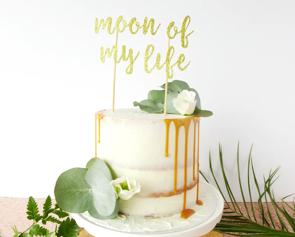 quote cake topper