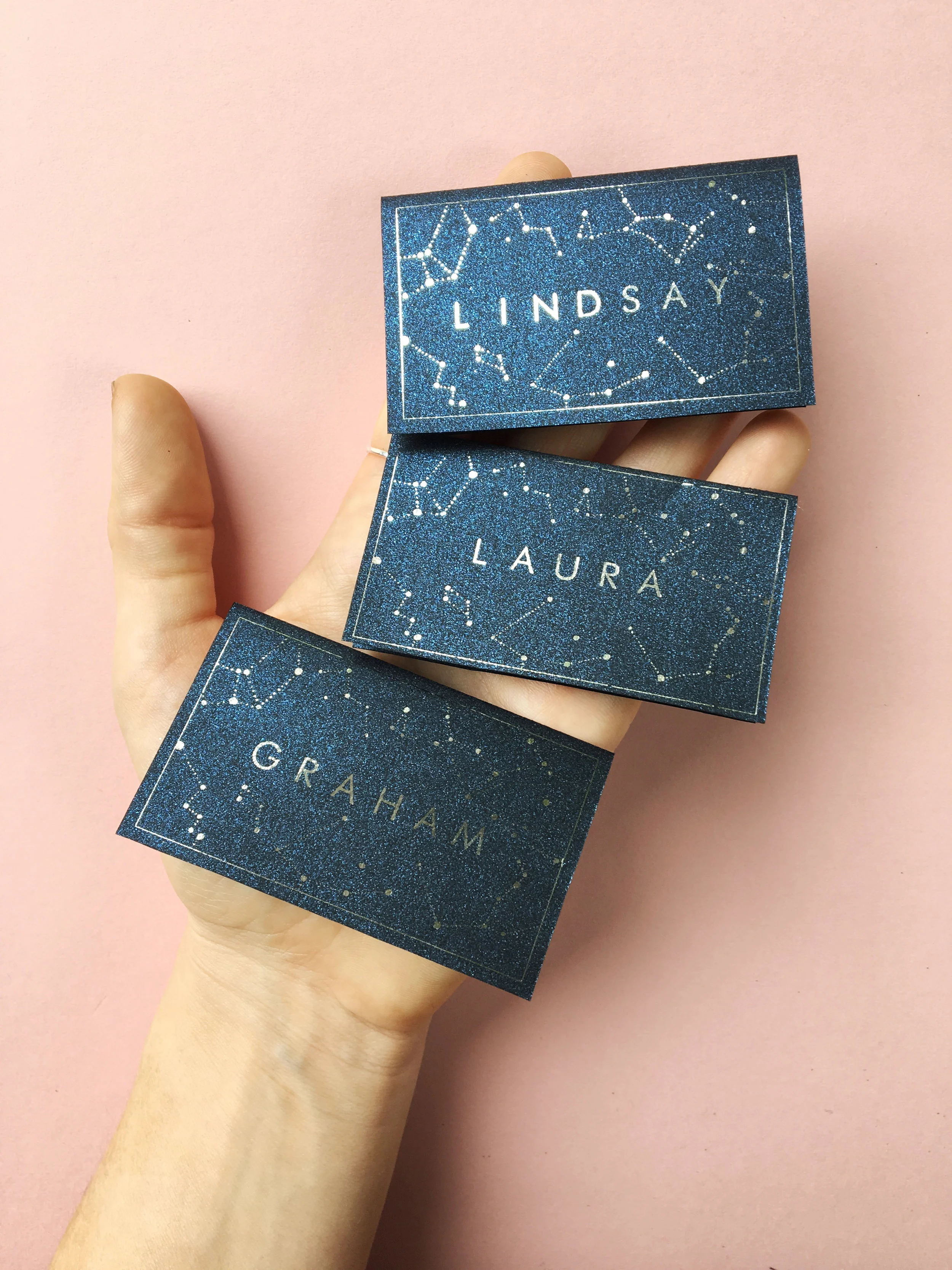 Celestial wedding stationery