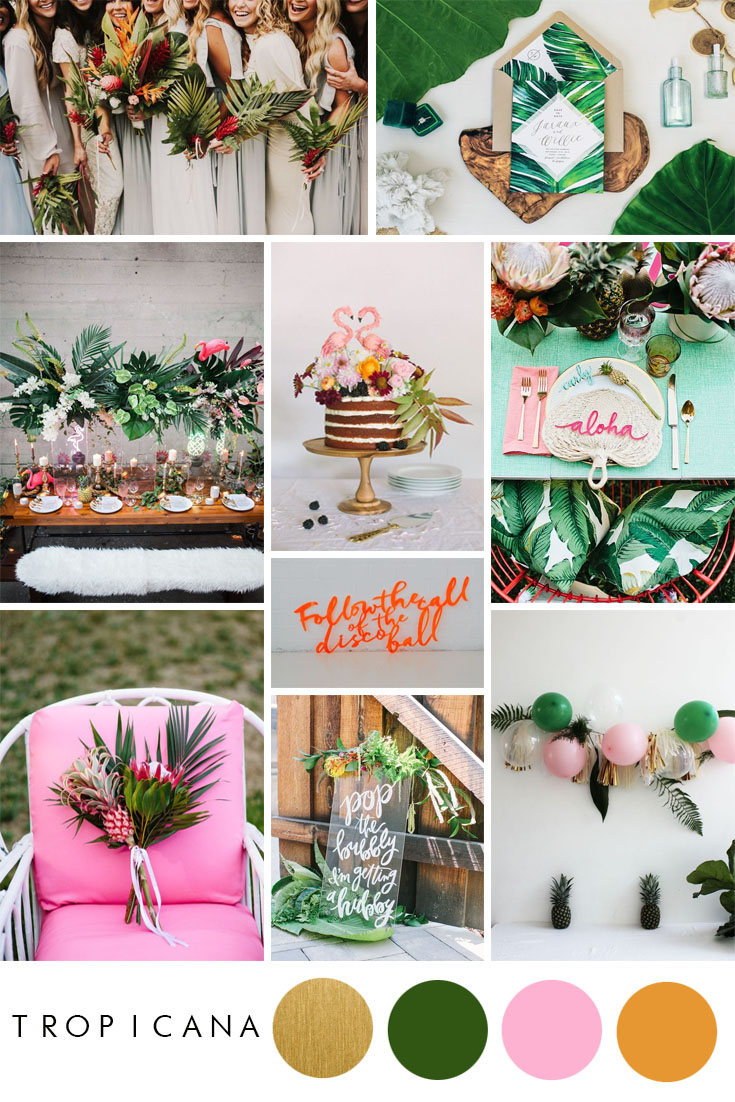 Tropical wedding inspiration