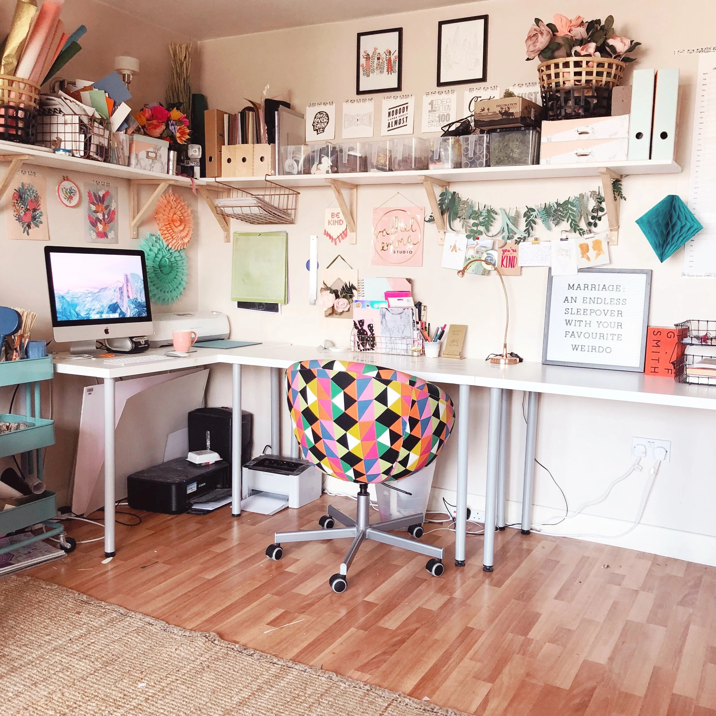 how I keep my studio tidy