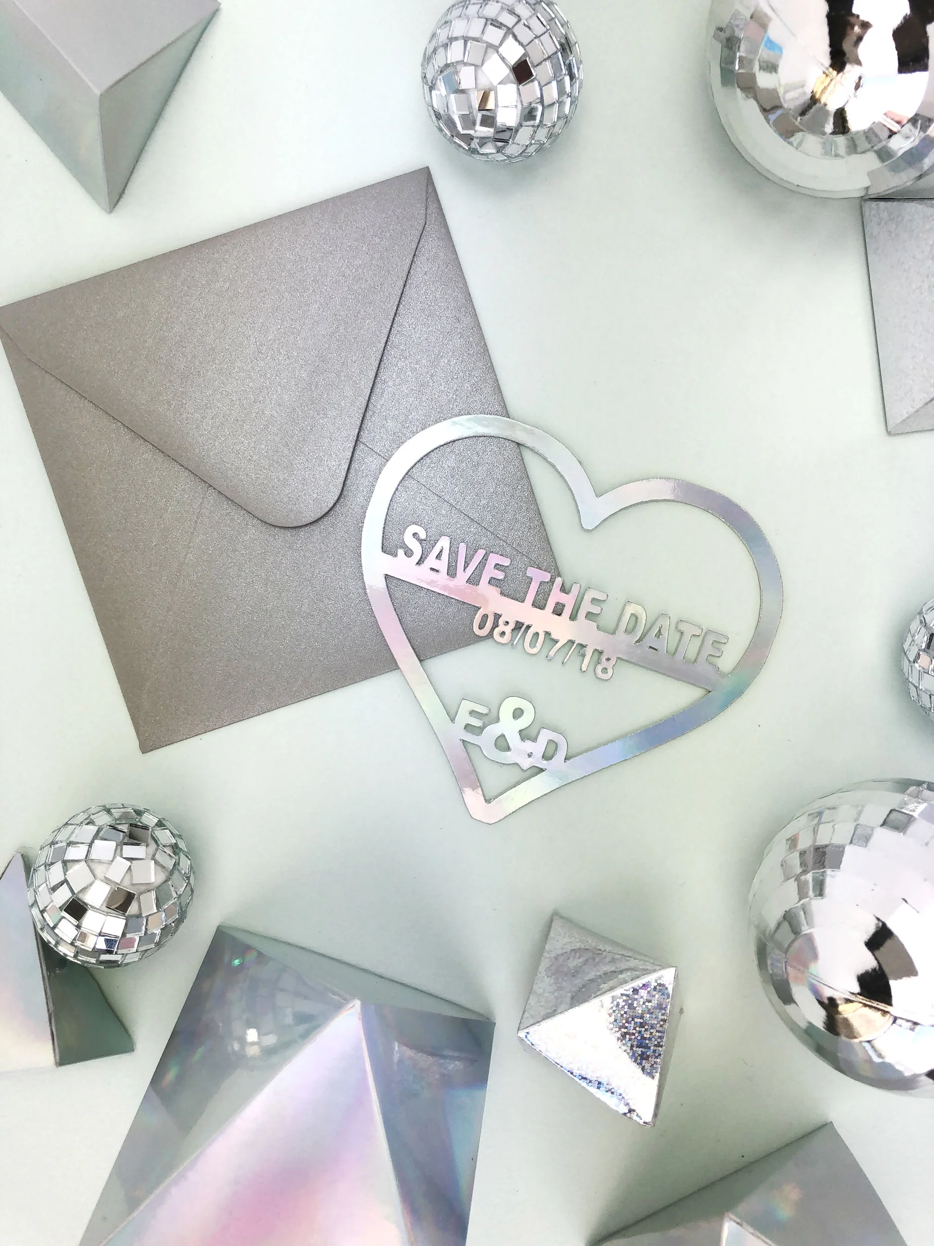 holographic save the dates
