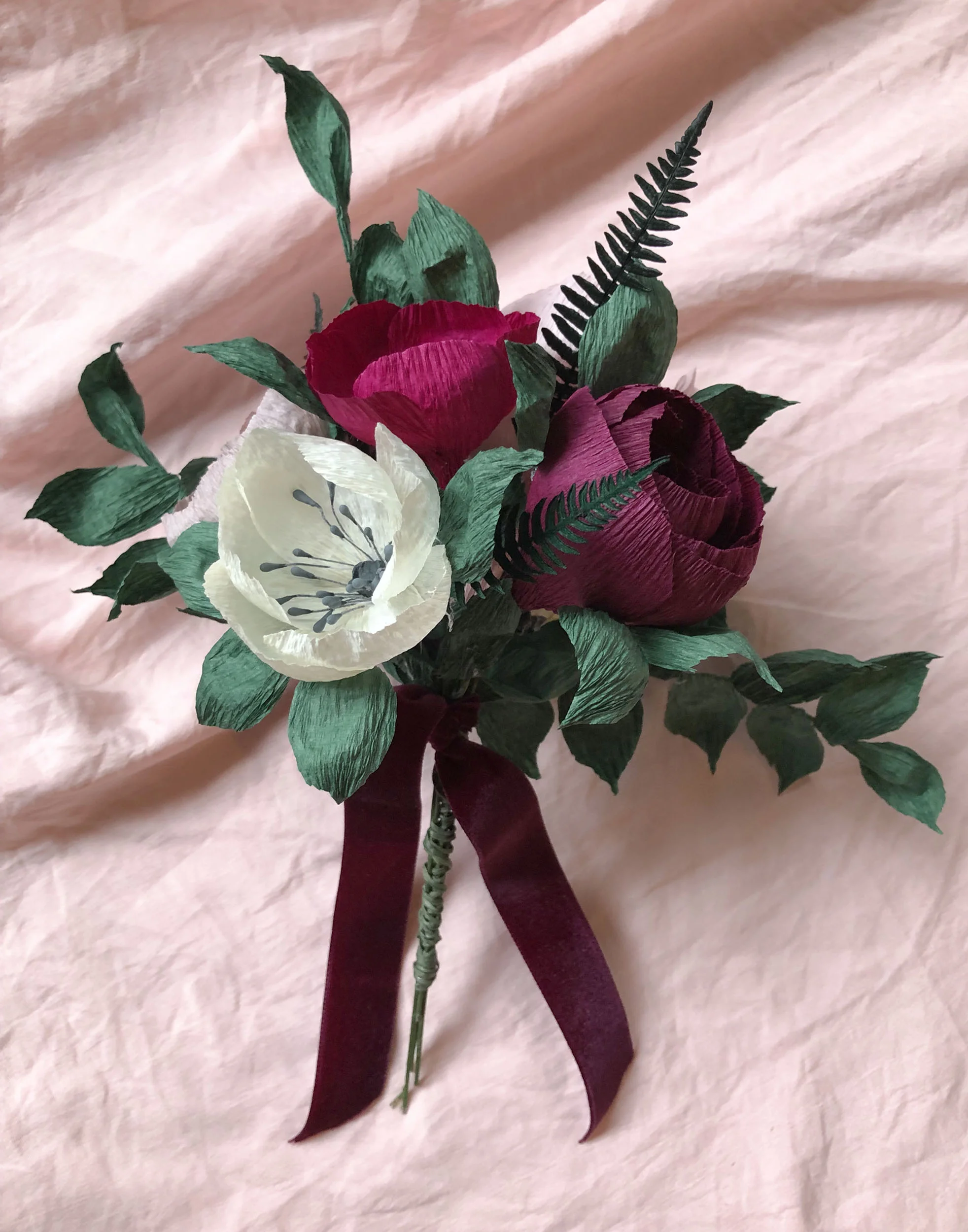 burgundy wedding flowers