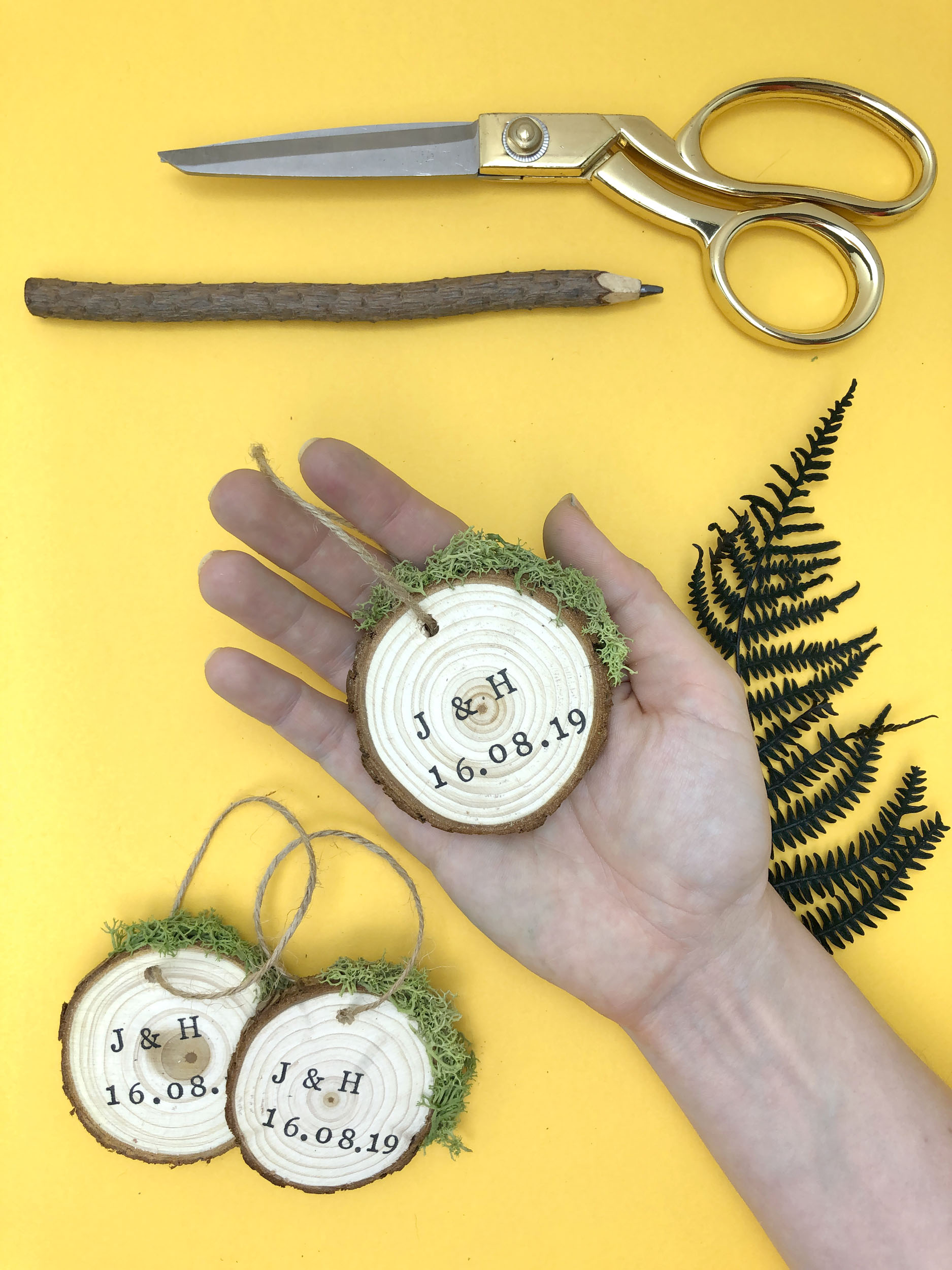 rustic wedding favours