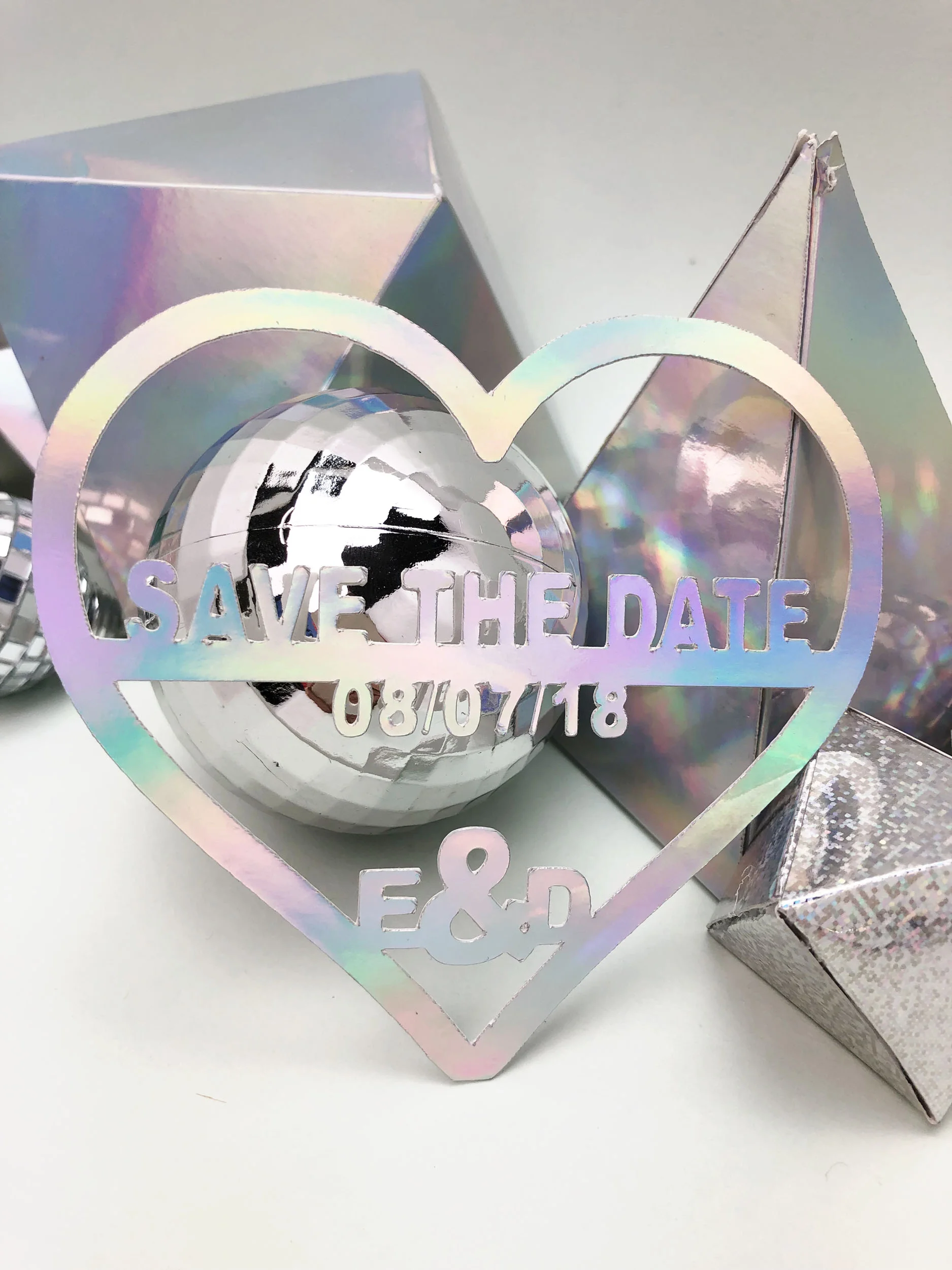 wedding heart accents