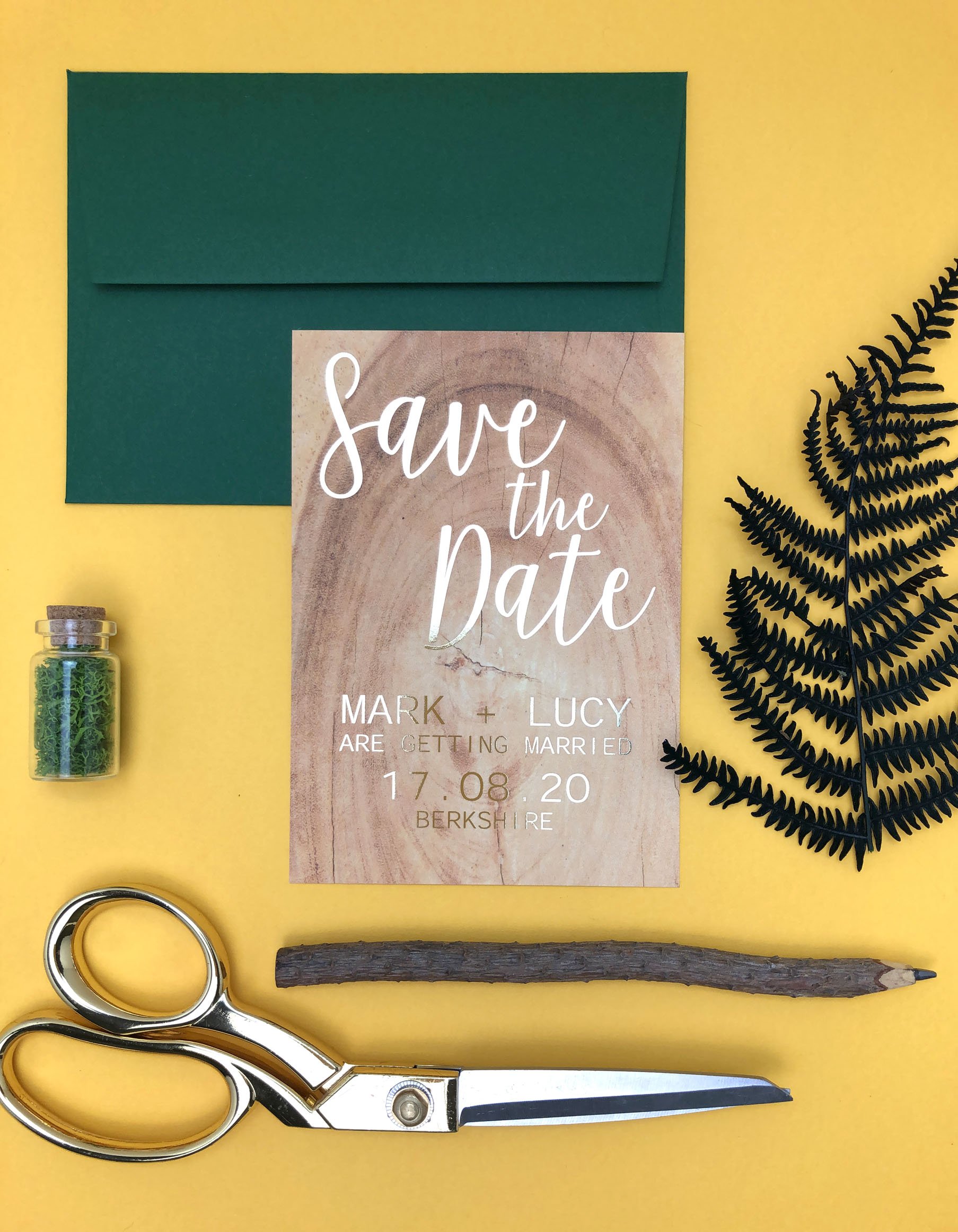 woodland save the dates