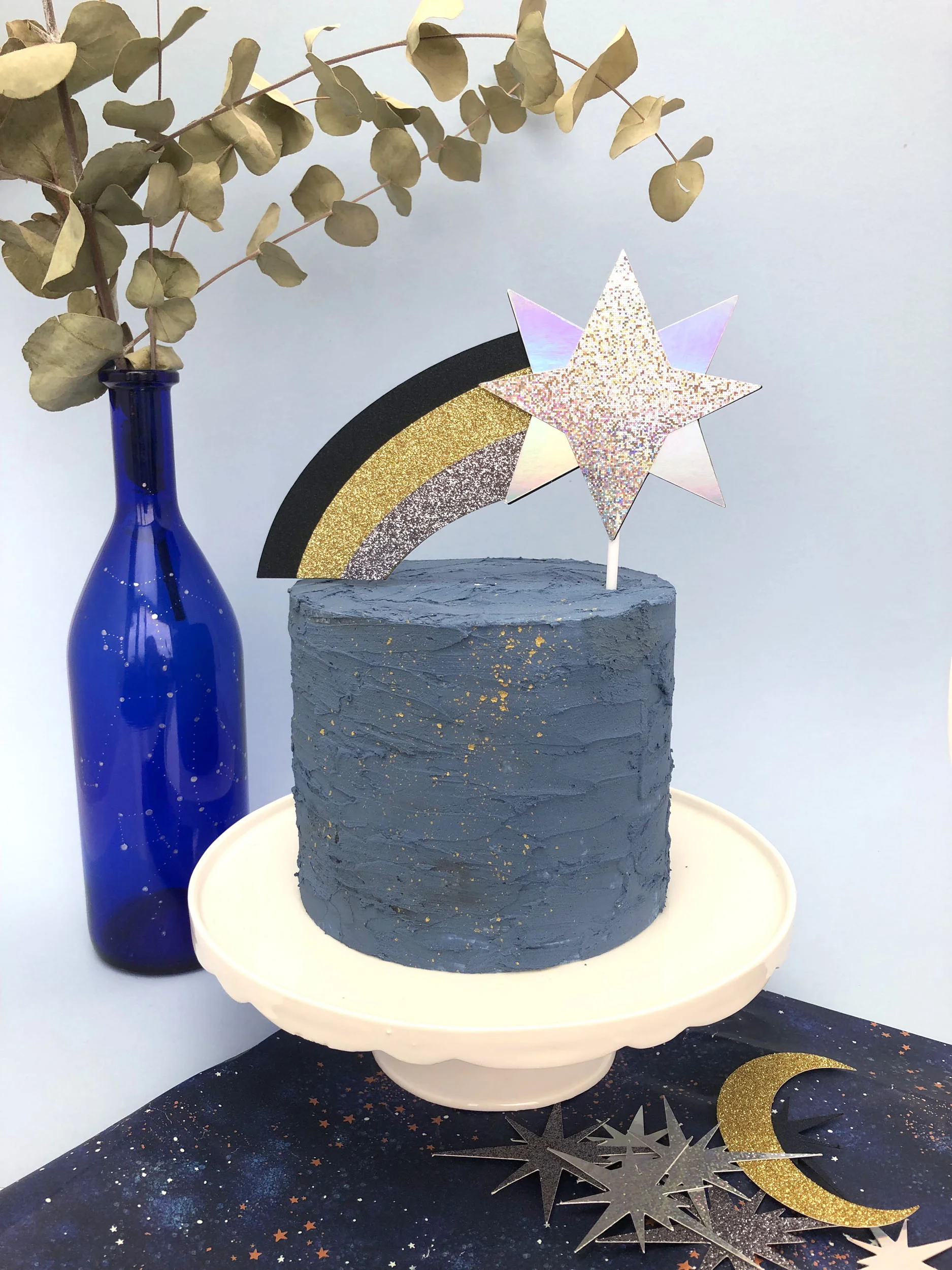 astronomy cake topper