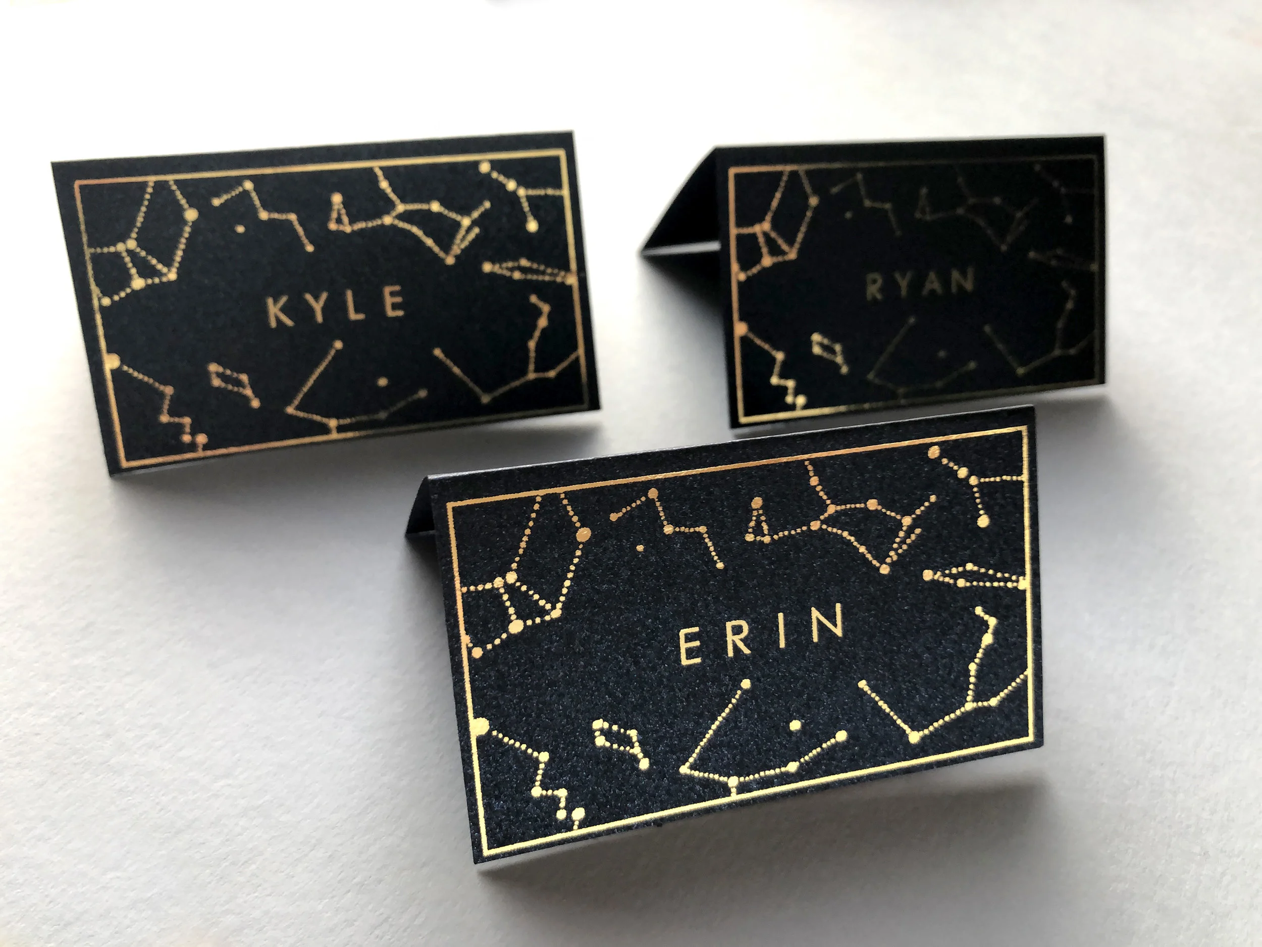 astrological wedding place cards