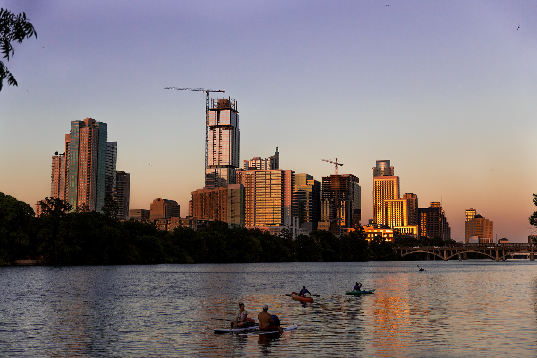 Austin sunset at Fall by @shelbybellaphotography