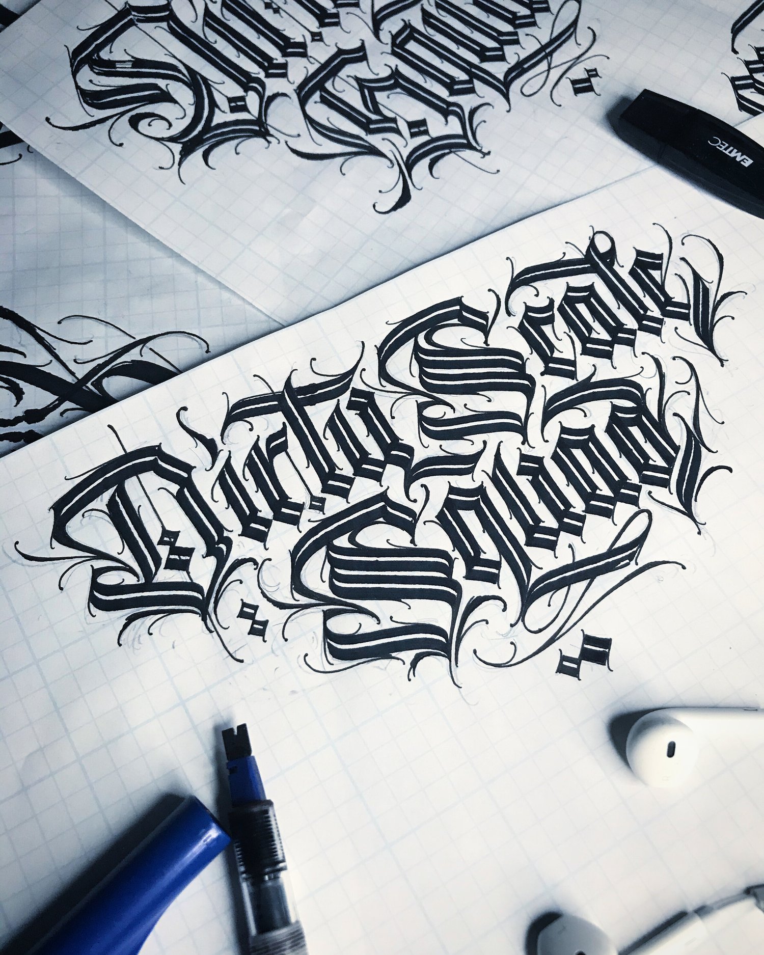 Commercial Lettering — Mindful Release