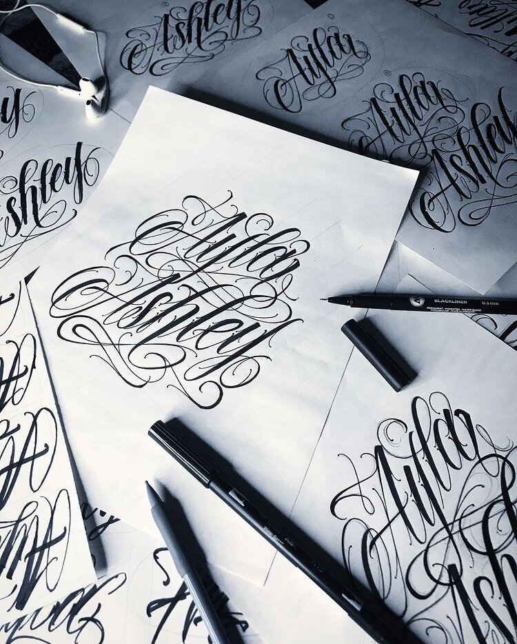 Commercial Lettering — Mindful Release