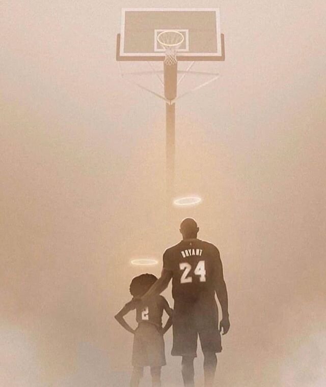 A Father and Daughter always together a strong bond and love for the sport. Our hearts and prayers to @vanessabryant,his girls and family.  Rest in Paradise
Kobe and Gigi🙏🙏🏻
#kobebryant #gigibryant #nbaplayers #heartbroken #fatherdaughter #togethe