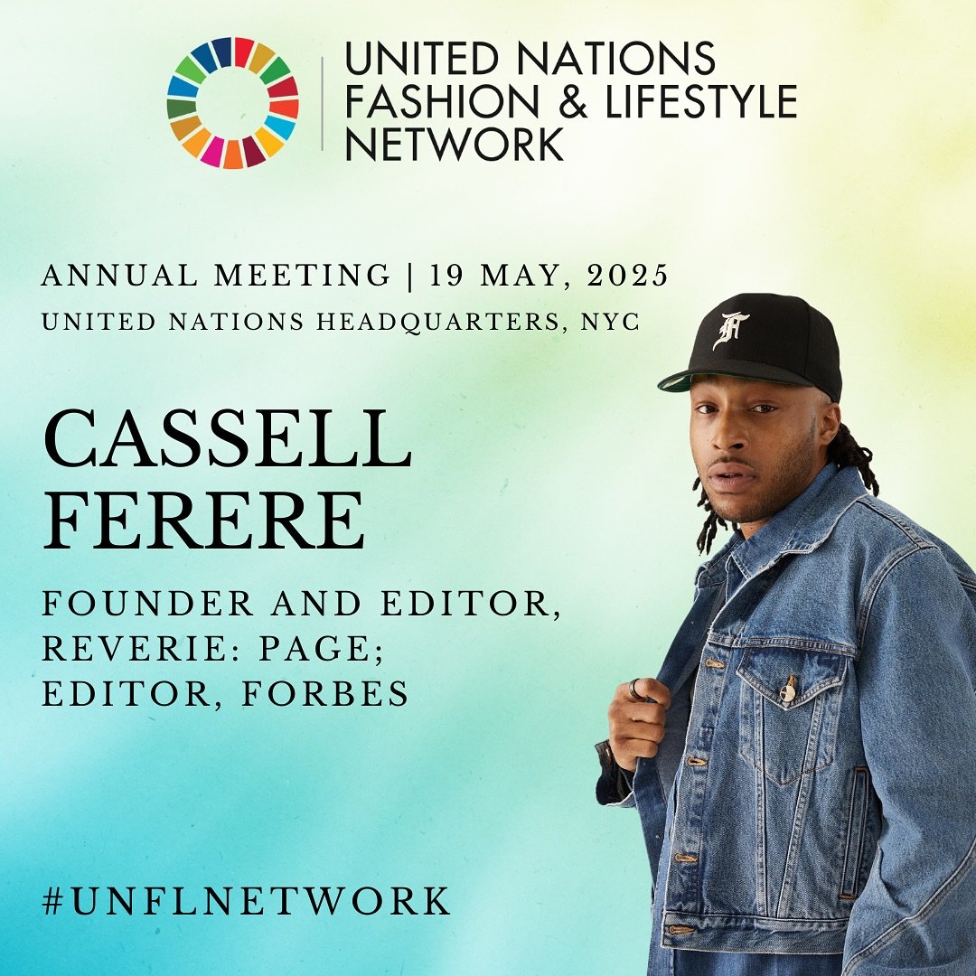 I usually make headlines. And when I don&rsquo;t&hellip; I moderate them&hellip; @unitednations / @reveriepage 🎙️🌐♻️

I am honored to participate as a moderator at the 4th edition of the United Nations Fashion &amp; Lifestyle Network Annual Meeting