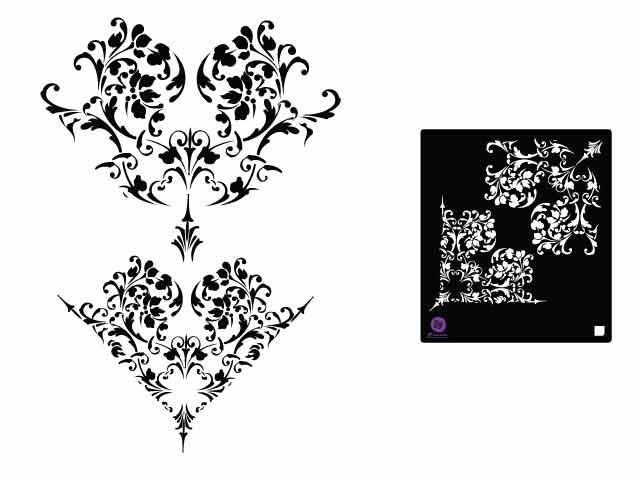 Product: Abstract Stencil