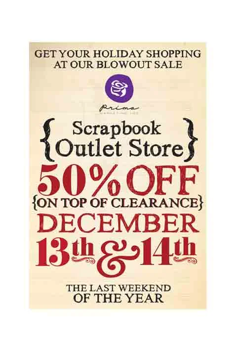 Flyer Ad: Prima Outlet Store