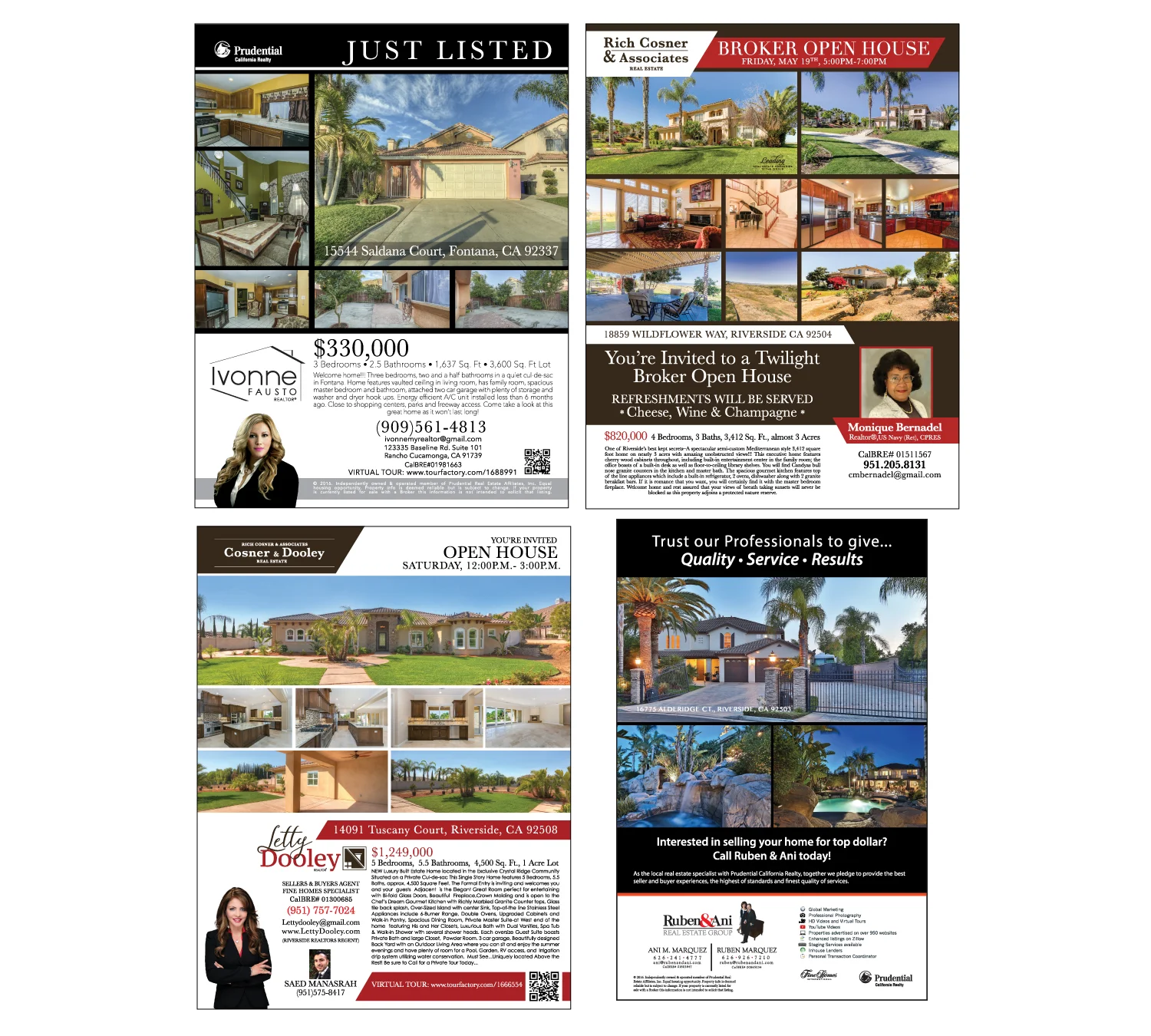 Open House Flyers 