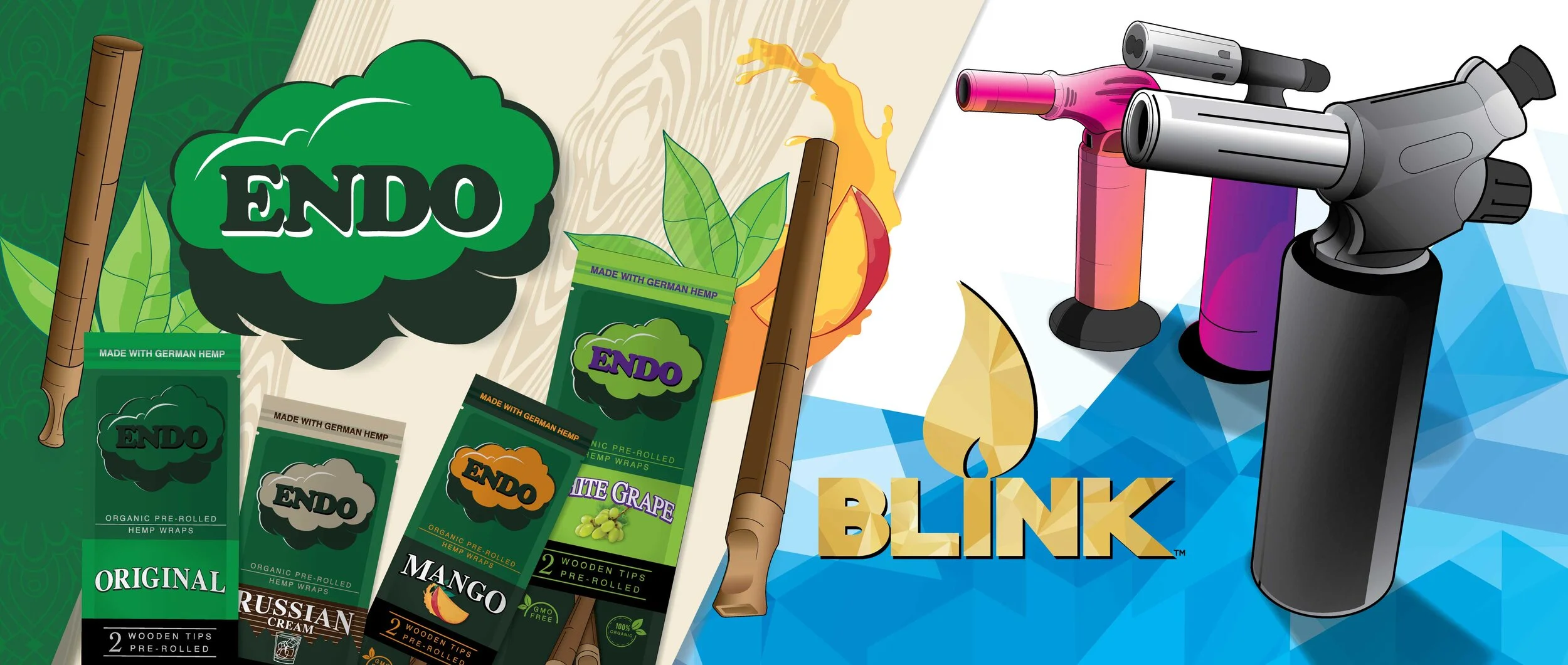 Endo Hemp Wraps & Blink Torches