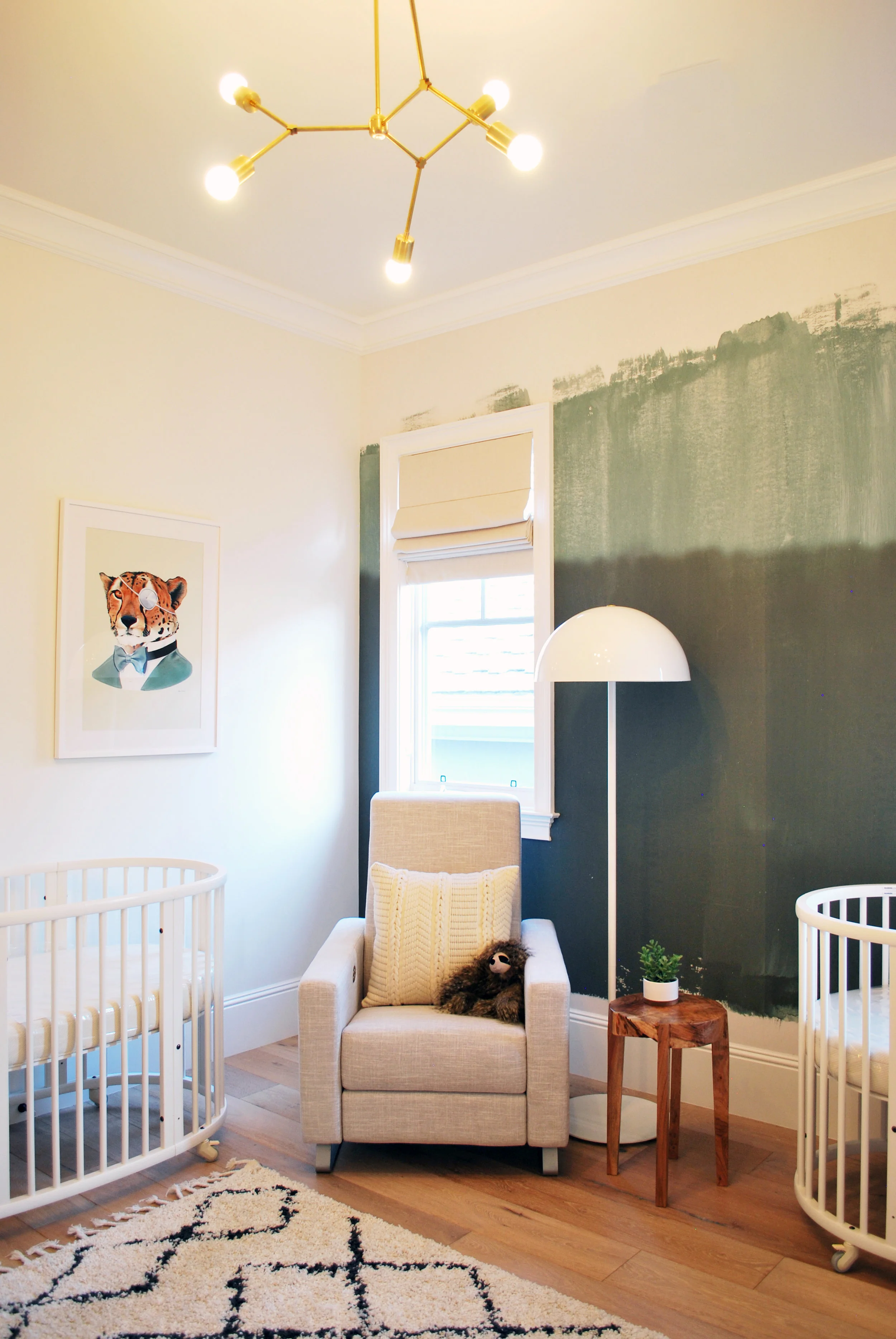 modern jungle nursery